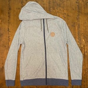 Gray Hippy Tree Zip Up Hoody